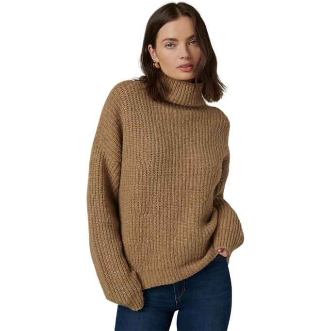Women's The High Neck Oversized Knit Sweater