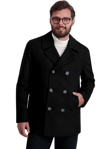 Men's Classic Double Breasted Peacoat