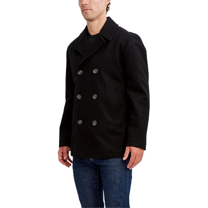 Men's Classic Double Breasted Peacoat