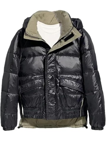 Men Winter Hooded Down Jacket Loose Fit Thick Warm Overcoat Casual Streetwear Oversized Windproof Coat Outwear