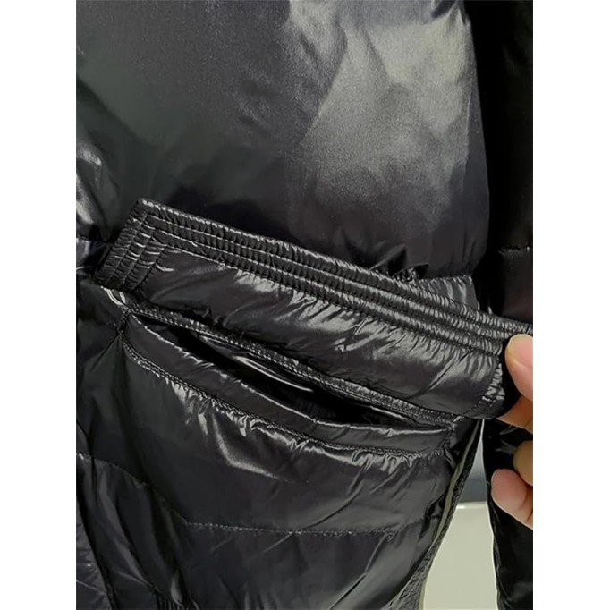 Men Winter Hooded Down Jacket Loose Fit Thick Warm Overcoat Casual Streetwear Oversized Windproof Coat Outwear