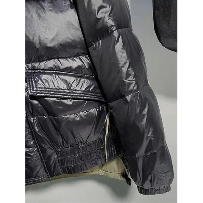 Men Winter Hooded Down Jacket Loose Fit Thick Warm Overcoat Casual Streetwear Oversized Windproof Coat Outwear