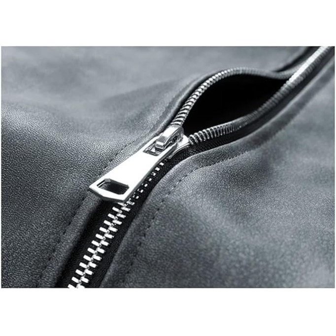 Men Plus Size Coats Lapel Baseball Oversize Outwear Motorcycle Casual Thin Softshell Jacket