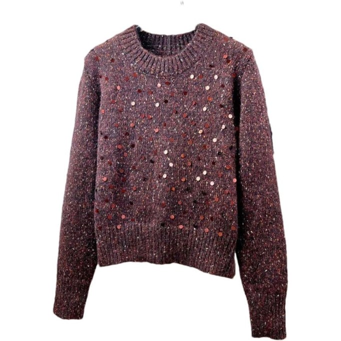 Women's Casual Loose Retro Knitted Sweater Simple and Comfortable Knitted Sweater