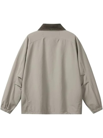 Men Oversize Outdoor Work Jacket Japan Zipper Streetwear Loose Casual Cargo Jacket Spring Coat
