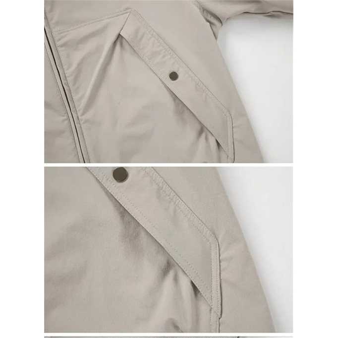 Men Oversize Outdoor Work Jacket Japan Zipper Streetwear Loose Casual Cargo Jacket Spring Coat
