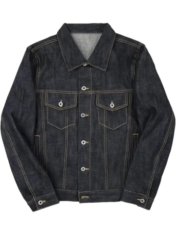Men’S Casual Classic Denim Jacket Ripped Slim Jean Jacket Coat