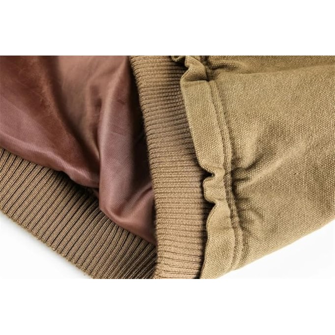 Mens Multi-Pocket Spliced Jacket Autumn Retro Casual Single Breasted Lapel Loose Outerwear Coat