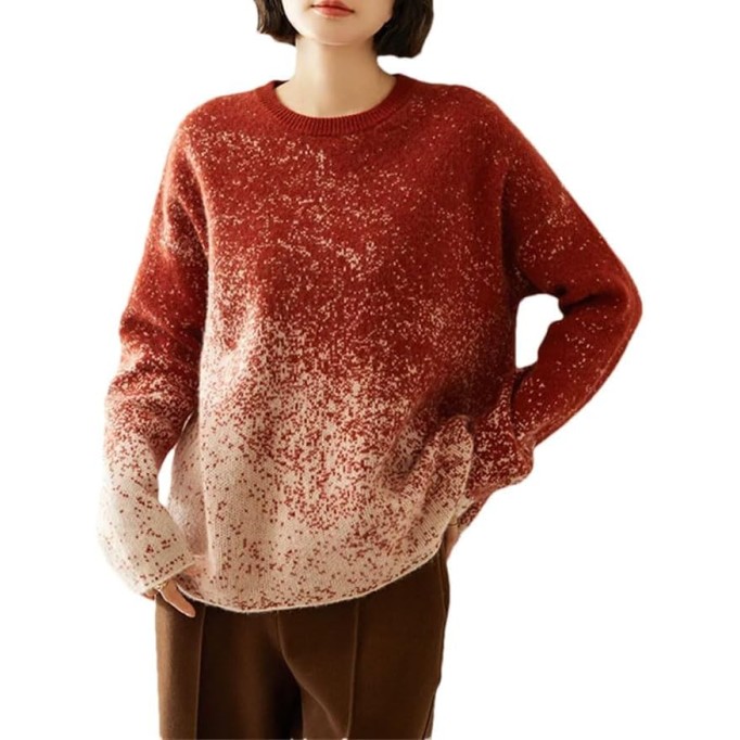 Women High Neck Knit Sweater 2025 Long Sleeve Slim Fit Vintage Style Top