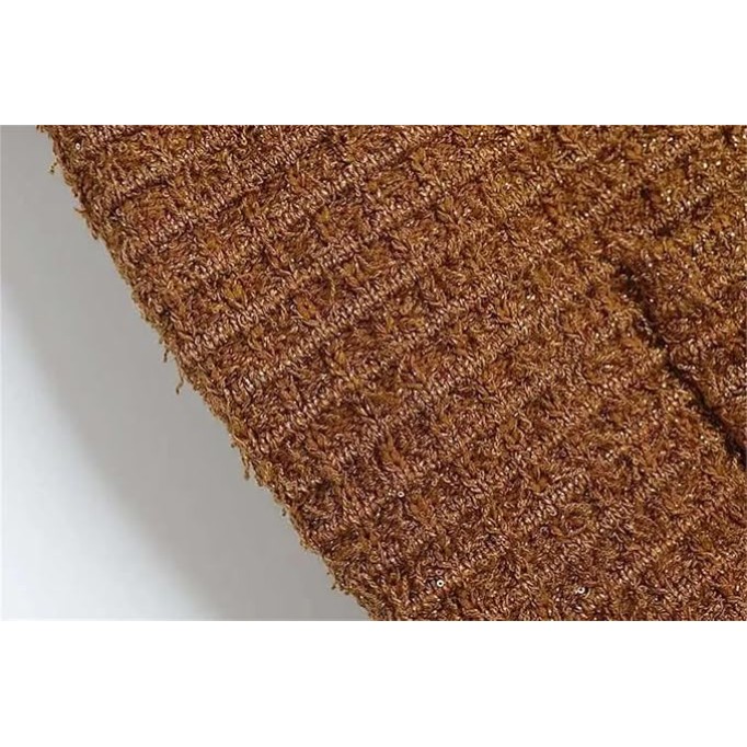 Women's 2 Piece Skirt Set Suit Double-Breasted Sweater Knitted Long-Sleeved Cardigan And Mini Skirts Sets
