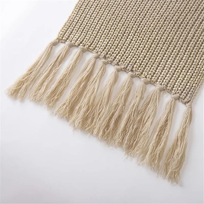 Casual V - Neck Knit Sweater for Women Commuting Scarf Neck Loose Pullover Vintage Jumper