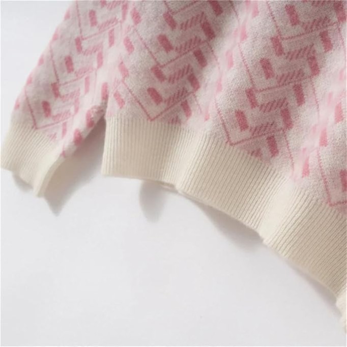 Cashmere Pullover Women O-Neck Sweater Thick Casual Loose Knit Clothing Top