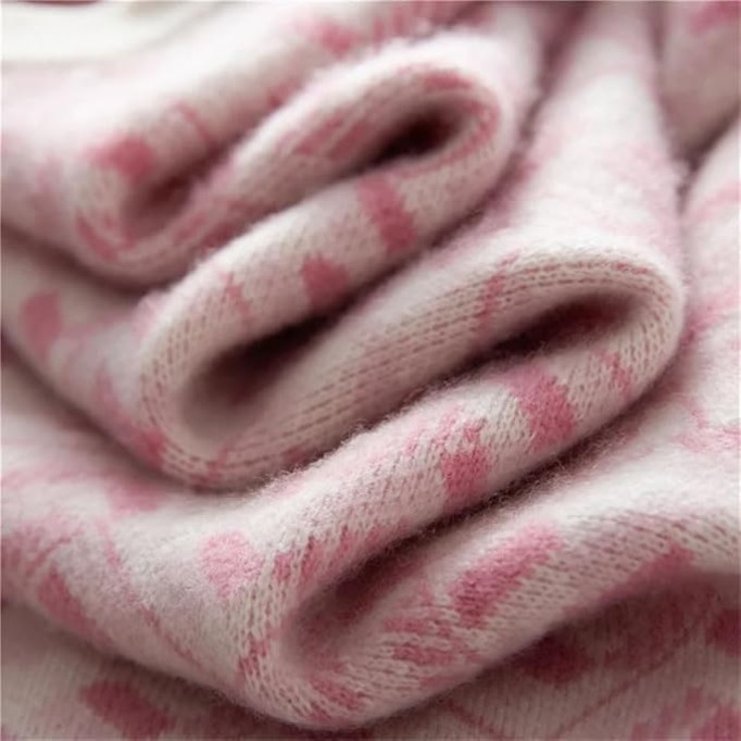Cashmere Pullover Women O-Neck Sweater Thick Casual Loose Knit Clothing Top