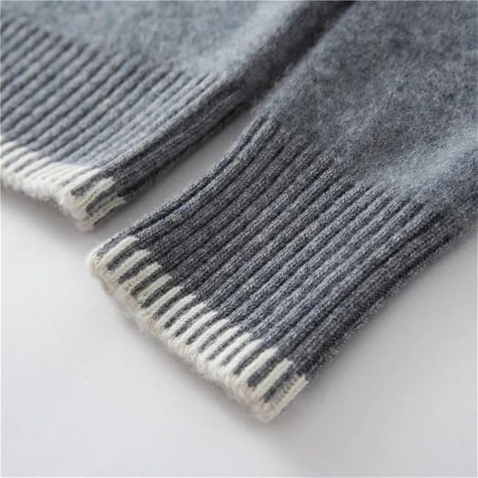 Women's Autumn Winter O-Neck Pullover Sweater Warm Loose Knit Sweater Tops