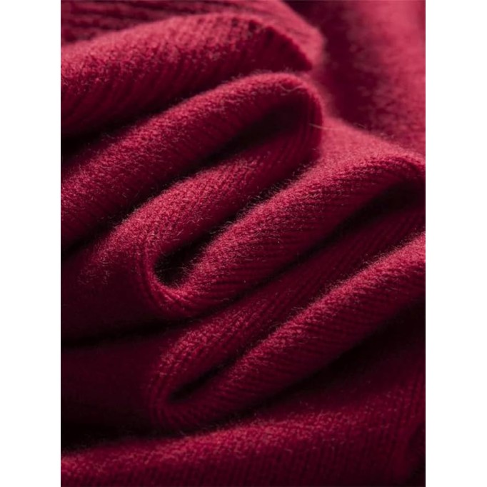 Women Mock Neck Long Sleeve Pullover Autumn Winter Basic Soft Warm Casual Korean Sweater Top
