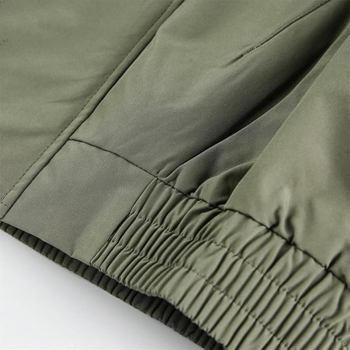 Mens Solid Color Spliced Casual Jacket Retro Safari Style Stand Collar Long Sleeve Trenchcoats