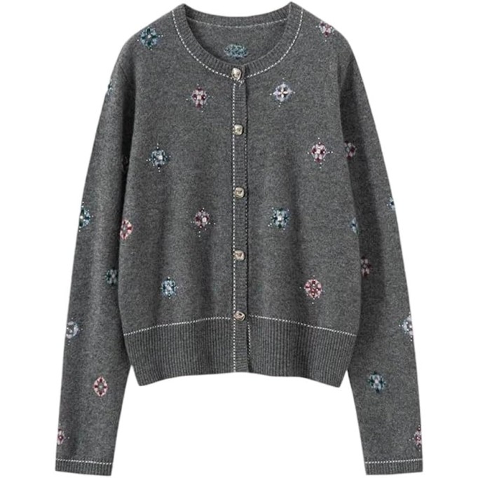 Women's Casual, Loose, Stretch, and Everyday Sweater. Cardigan, Button-Down, Crew-Neck, Cable-Knit Sweater