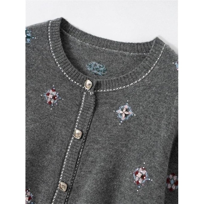 Women's Casual, Loose, Stretch, and Everyday Sweater. Cardigan, Button-Down, Crew-Neck, Cable-Knit Sweater