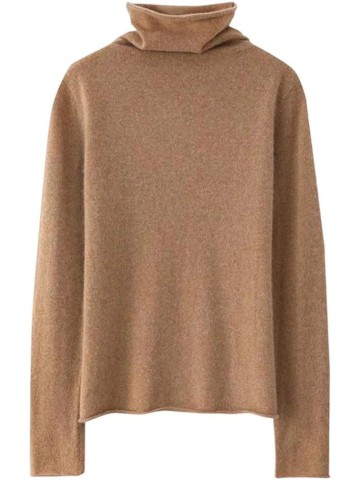 Women's Solid Color Casual Loose-Fit Knit Pullover Sweater