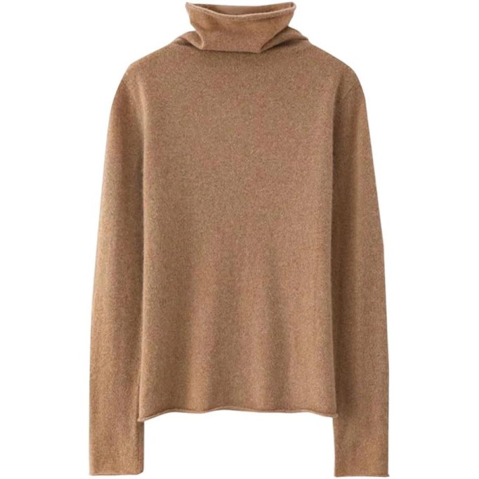 Women's Solid Color Casual Loose-Fit Knit Pullover Sweater