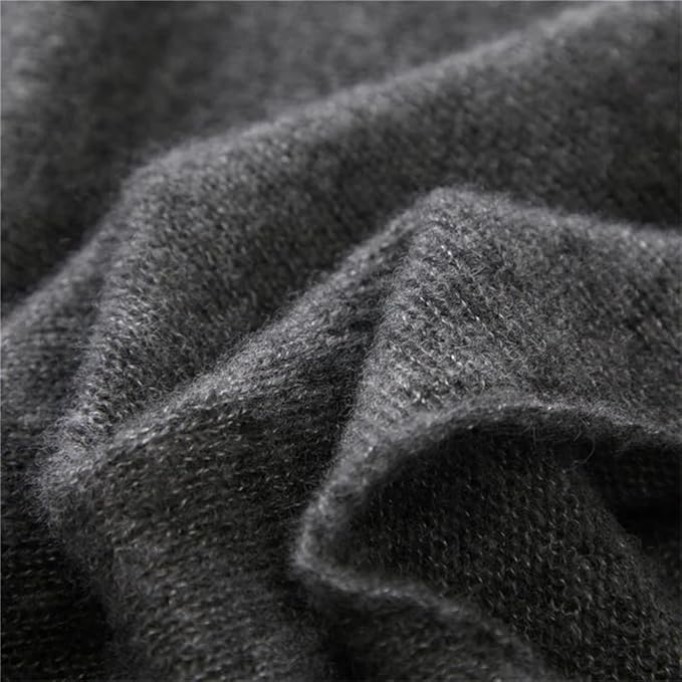 Women's Cashmere Knit Crew-Neck Loose and Casual Sweater